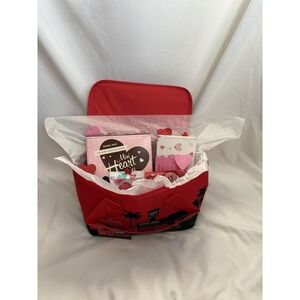 New. Trader Joes Mini Insulated Tote Red, Valentine's Day Gift Basket!